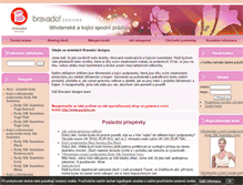 Tablet Screenshot of bravadodesigns.cz